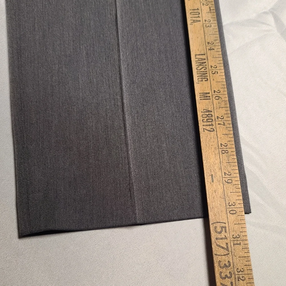 Tommy Hilfiger Mens Dress Pants 34×30 Dark Gray Preppy Stretch Soft Rayon